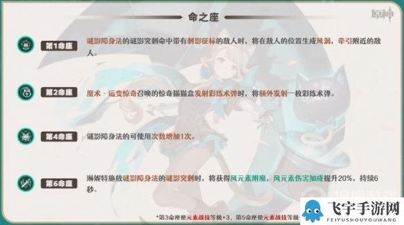 《原神》4.0琳妮特命之座解析