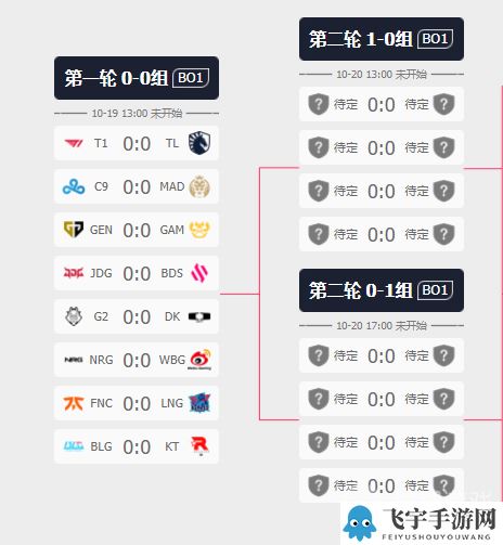 wbg世界赛s13赛程一览